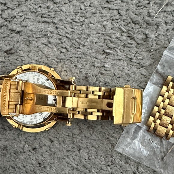Xoskeleton Ocean Warrior Fortune Blue/Gold Watch LE #888 Men’s Watch For Repair - Picture 5 of 9